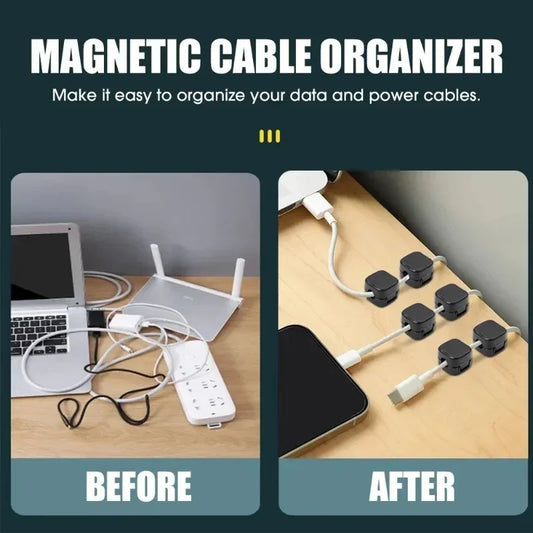 6Pcs Magnetic Cable Organizer